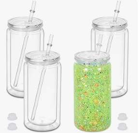 16oz snow-globe tumbler