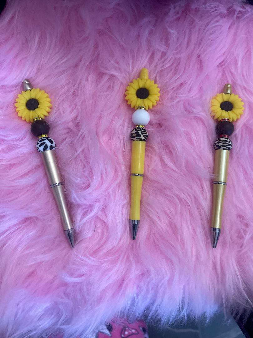 Custom Sunflower Pens